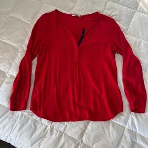 3 Dots red blouse size XL